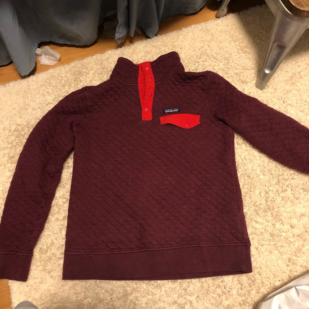 patagonia quilted pullover
